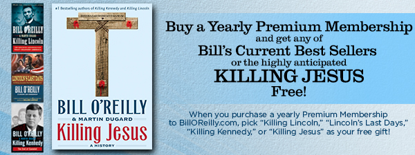 Killing Kennedy, Lincoln's Last Days, or Killing Lincoln free with Yearly PM