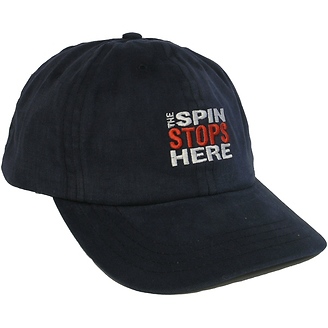 The Spin Stops Here
Unstructured Baseball Cap
