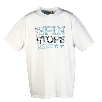 The Spin Stops Here Men's T-Shirt