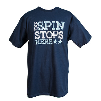 The Spin Stops Here Men's T-Shirt