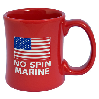 No Spin Marine Diner Coffee Mug