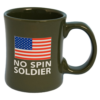 No Spin Soldier Diner Coffee Mug