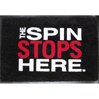 The Spin Stops Here
Doormat