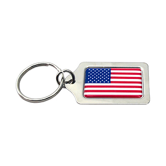 US Flag Keychain
