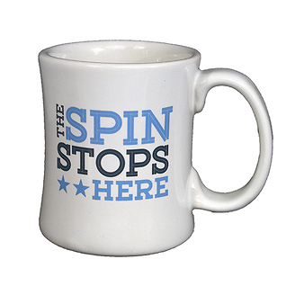 The Spin Stops Here Diner Coffee Mug