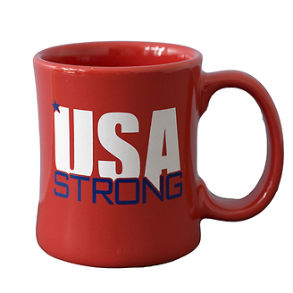 USA Strong Diner Coffee Mug
