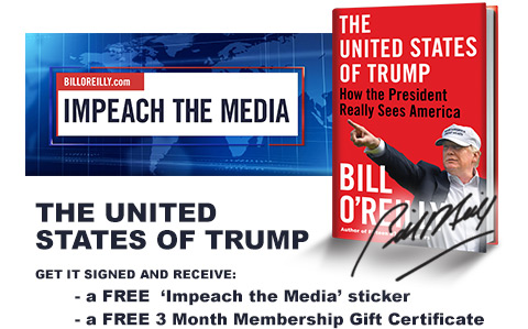 Impeach the Media Stickers and United States of Trump Book