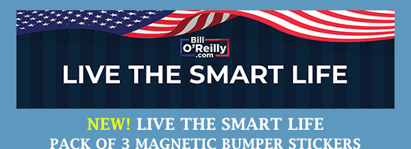 Live the Smart Life - Pack of 3 magnetic bumper stickers