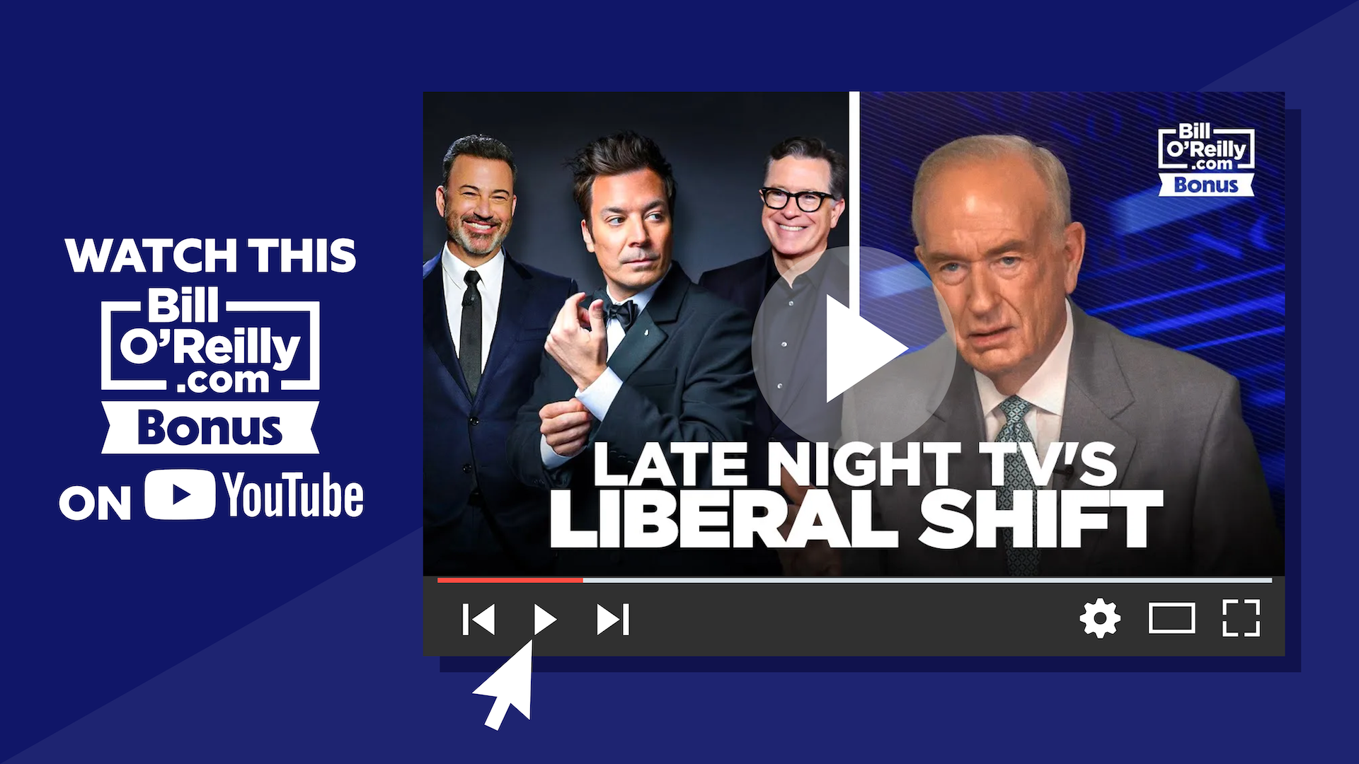 Bill O'Reilly Analyzes Late Night TV's Liberal Shift