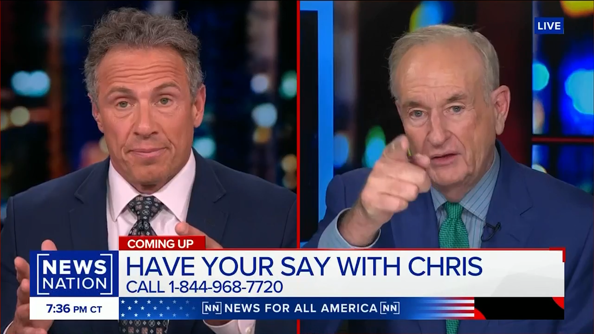 The Progressive Left Want 'Chaos and Anarchy,' O'Reilly Tells Cuomo