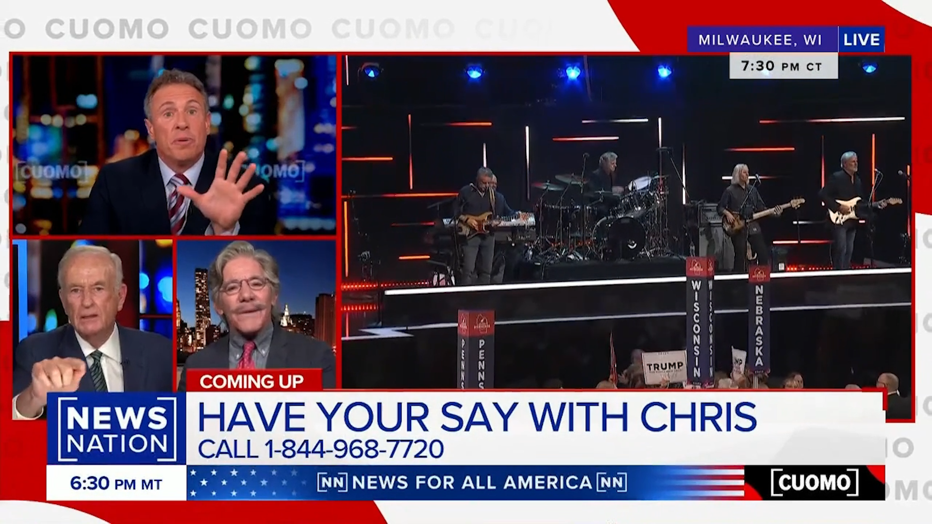 MUST WATCH: O'Reilly and Geraldo Clash on 'CUOMO' Over Hate TV