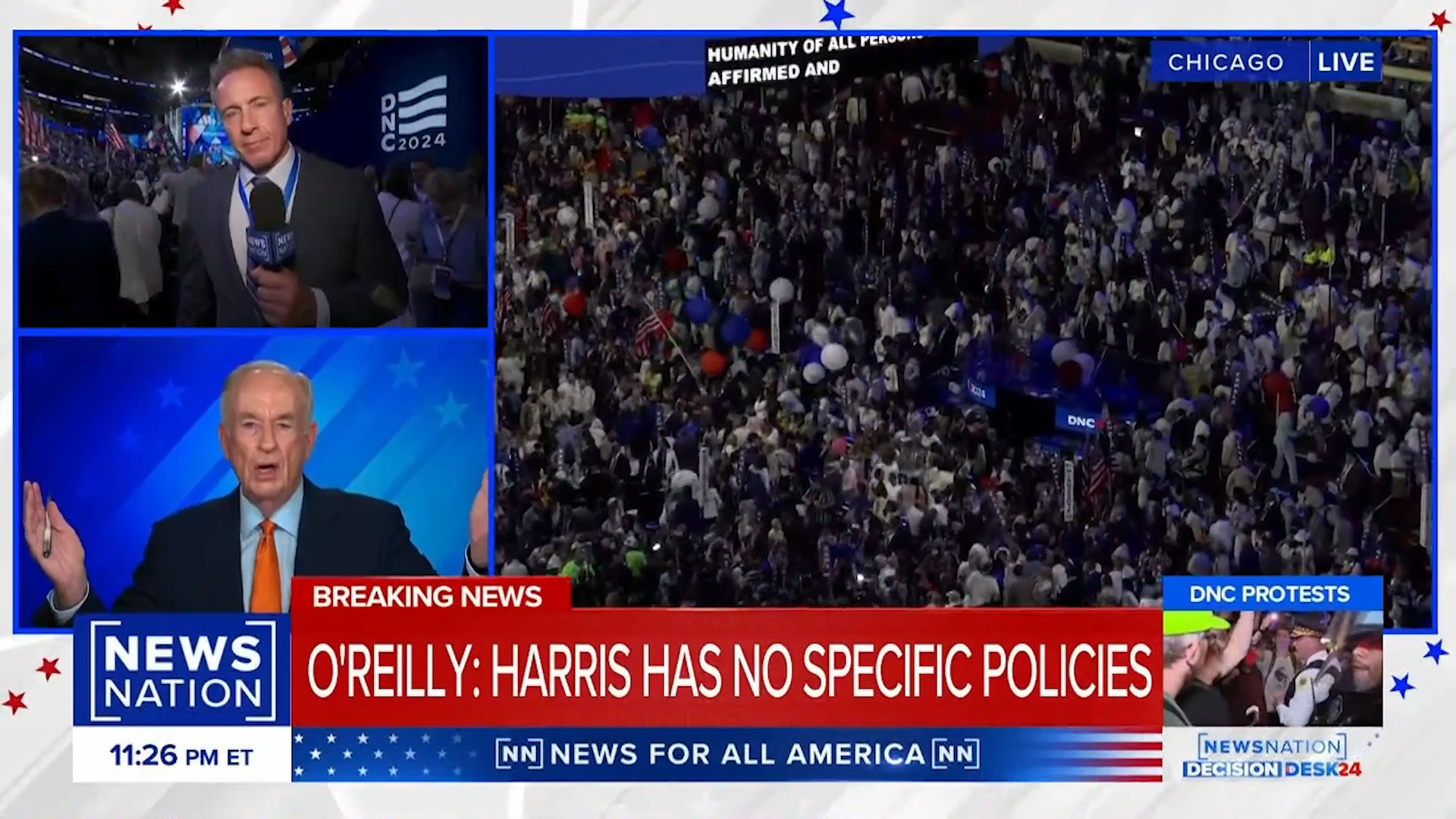 O'Reilly Reacts to Kamala Harris' DNC Speech