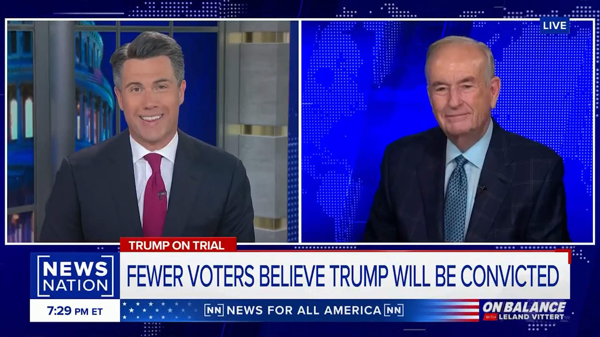 O'Reilly to Vittert: People Believe 'Biden Stands For Nothing'
