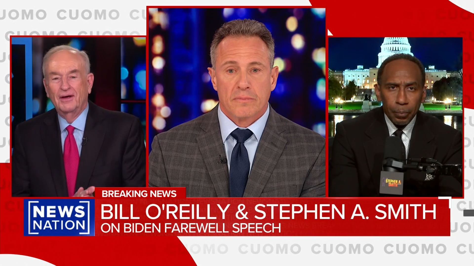 MUST WATCH: O'Reilly, Cuomo, and Stephen A. Smith Debate Pam Bondi's Senate Hearing