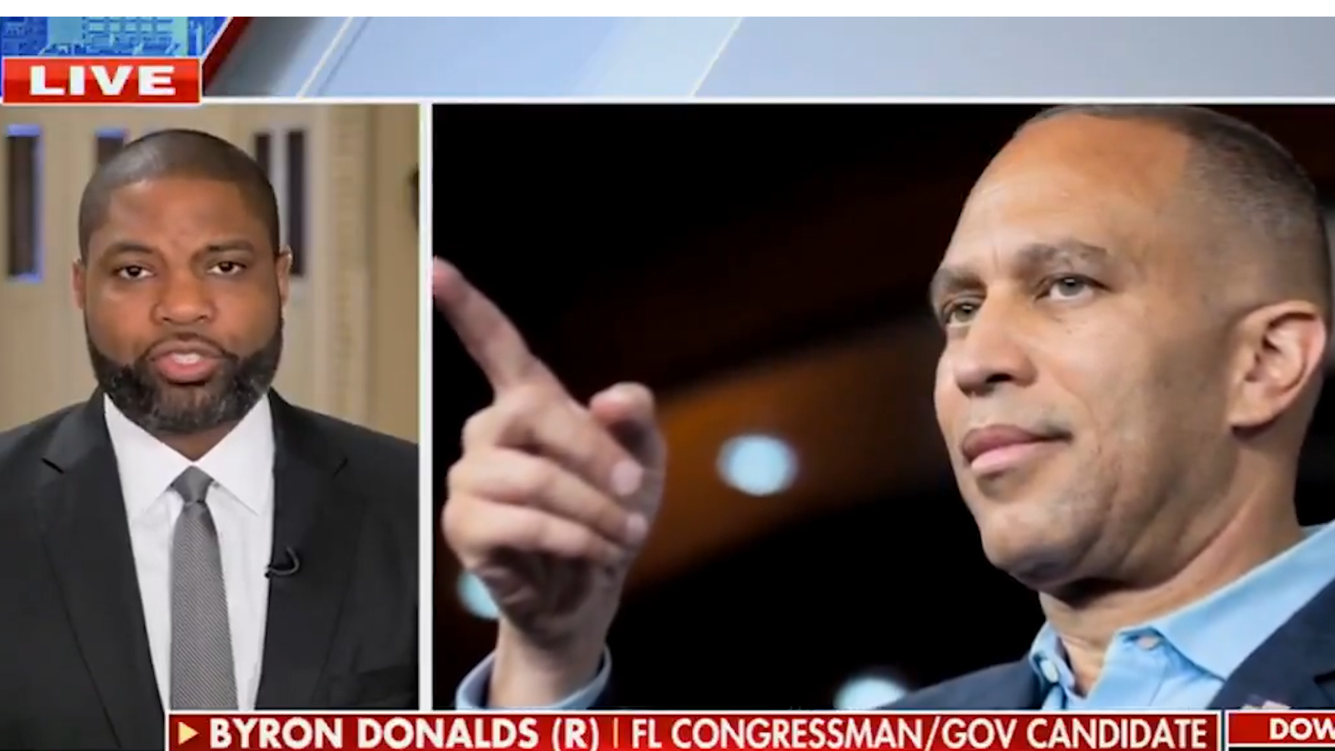 Byron Donalds: Hakeem Jeffries Sounds Like a Clown