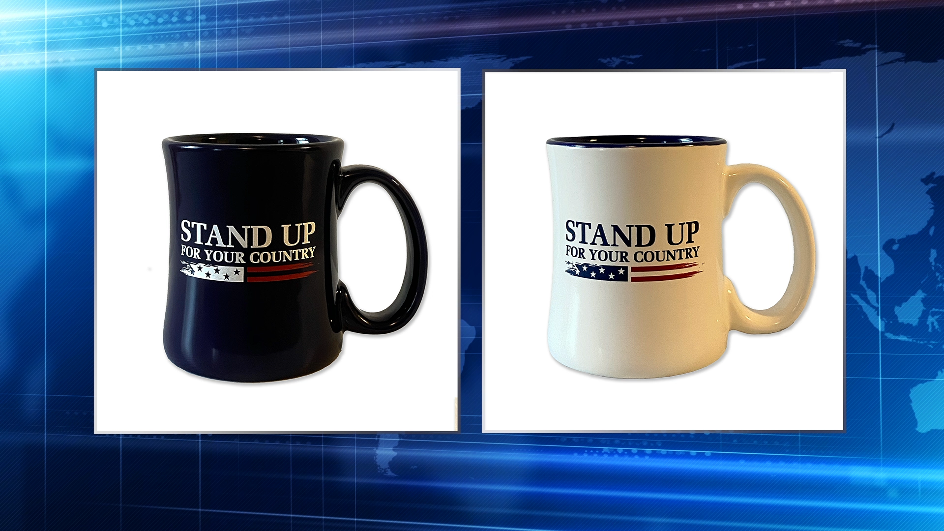 'Stand Up For Your Country' Mugs