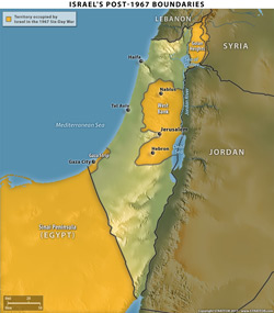 Israel's present borders