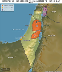 Israel's present borders