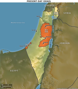 Israel's present borders