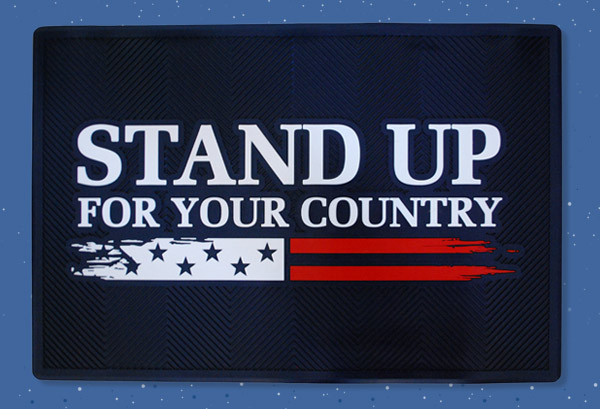 Stand Up For Your Country Doormat