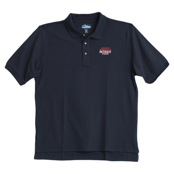 American Patriot 
Polo Shirt Large