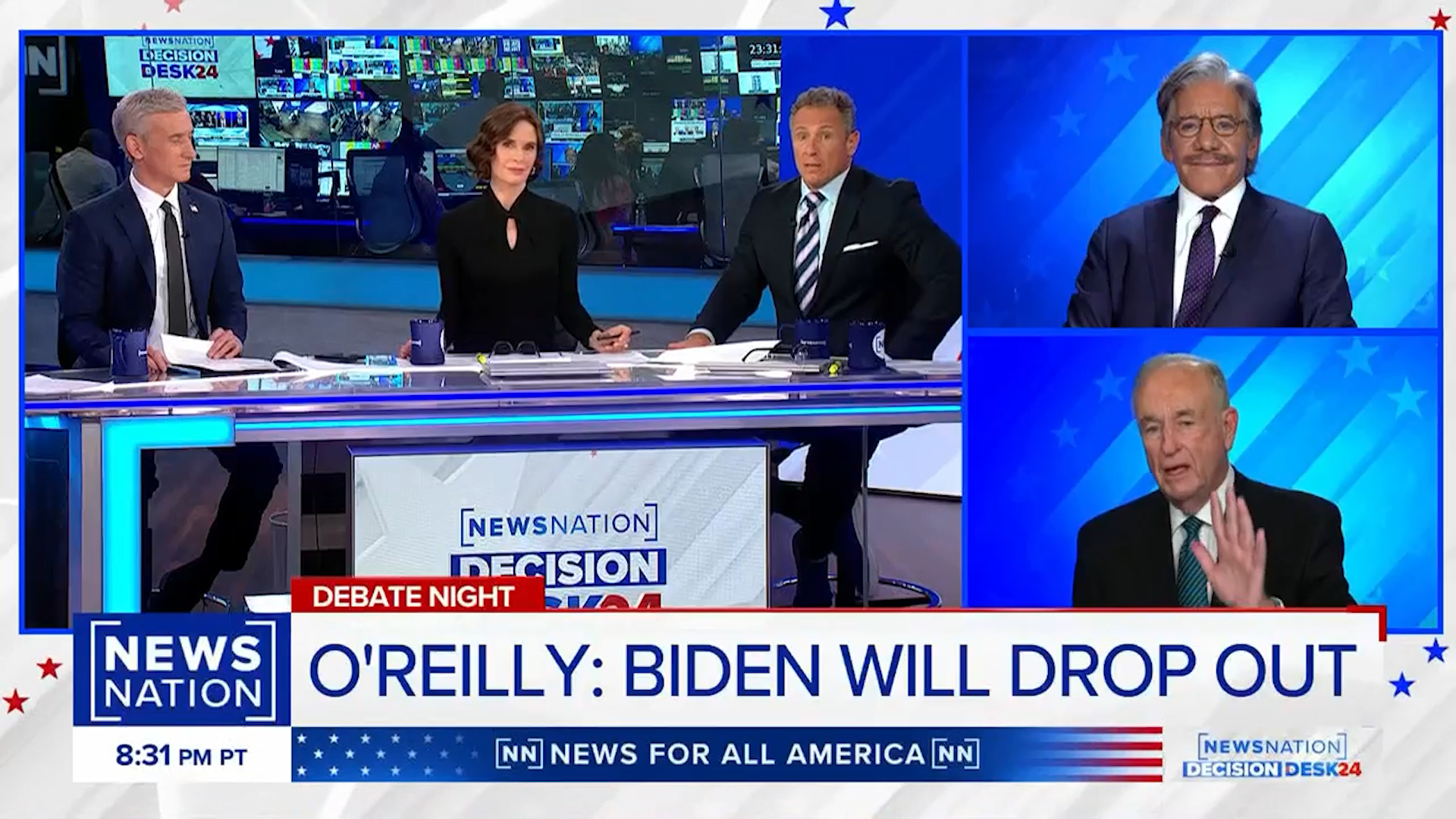 O'Reilly's Immediate Debate Reaction: 'Biden's Not Going to Be on the Ballot'