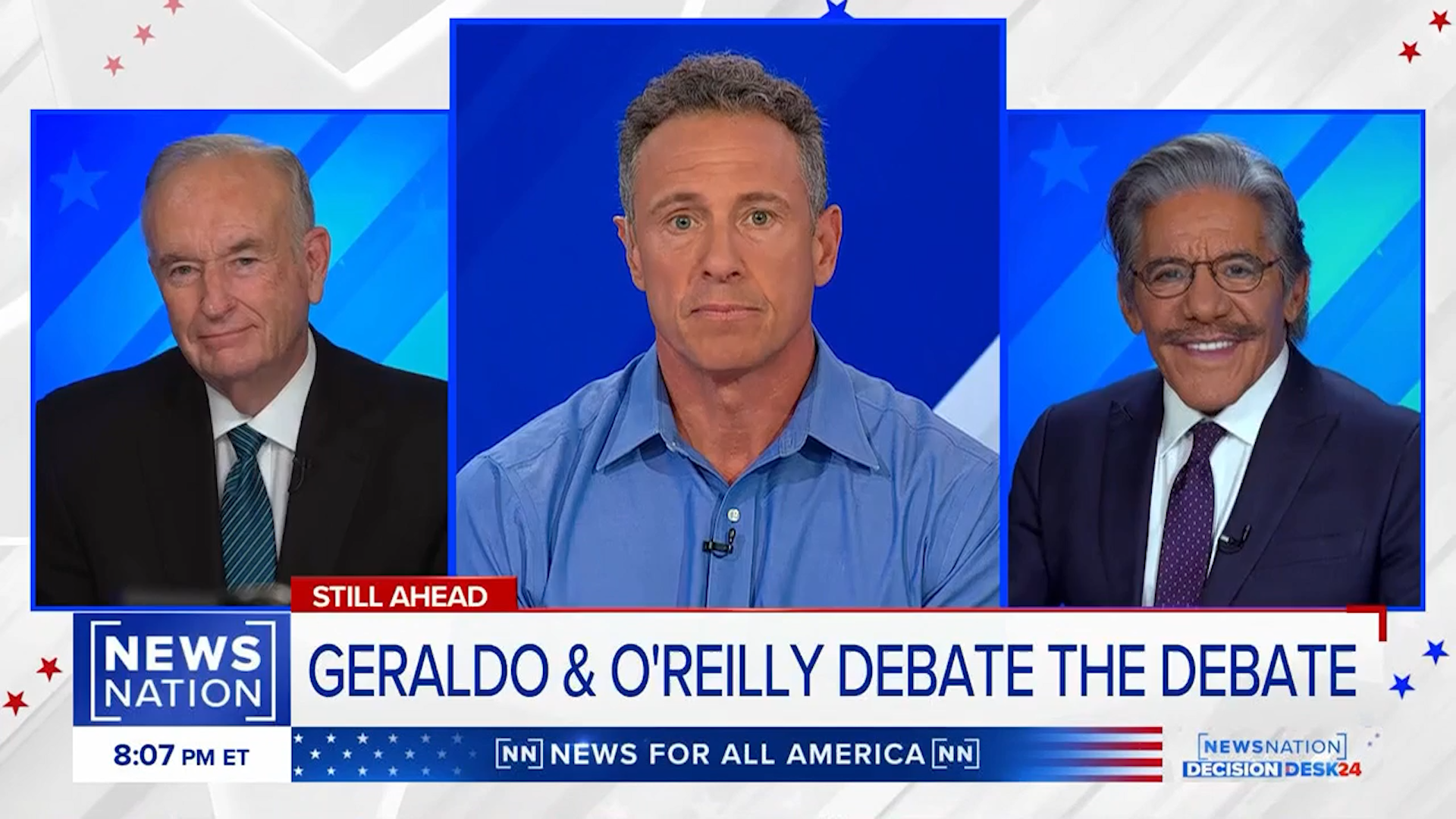 O'Reilly, Geraldo and Cuomo Preview the CNN Presidential Debate