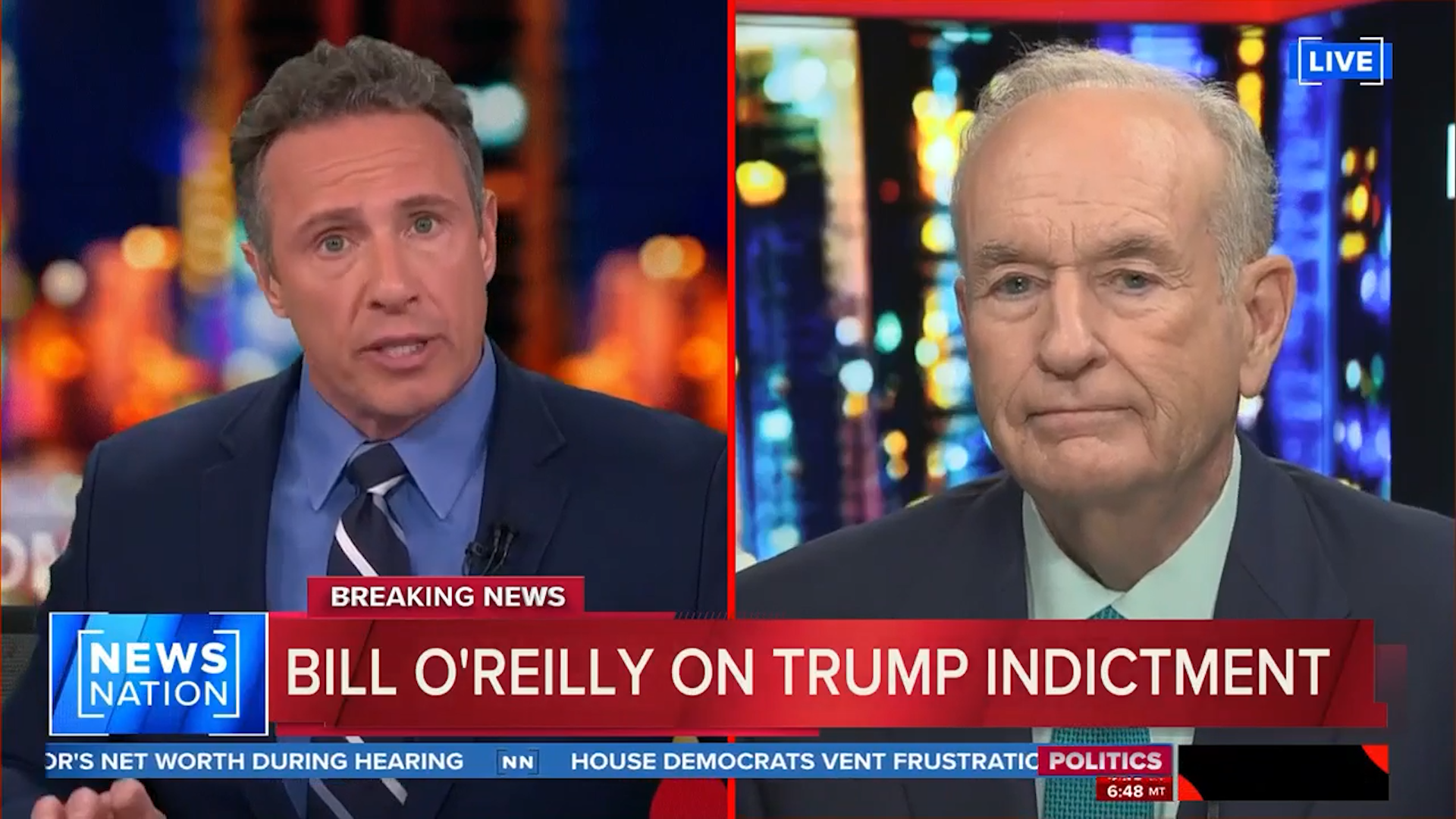 O'Reilly Reacts to Trump Indictment on 'CUOMO'