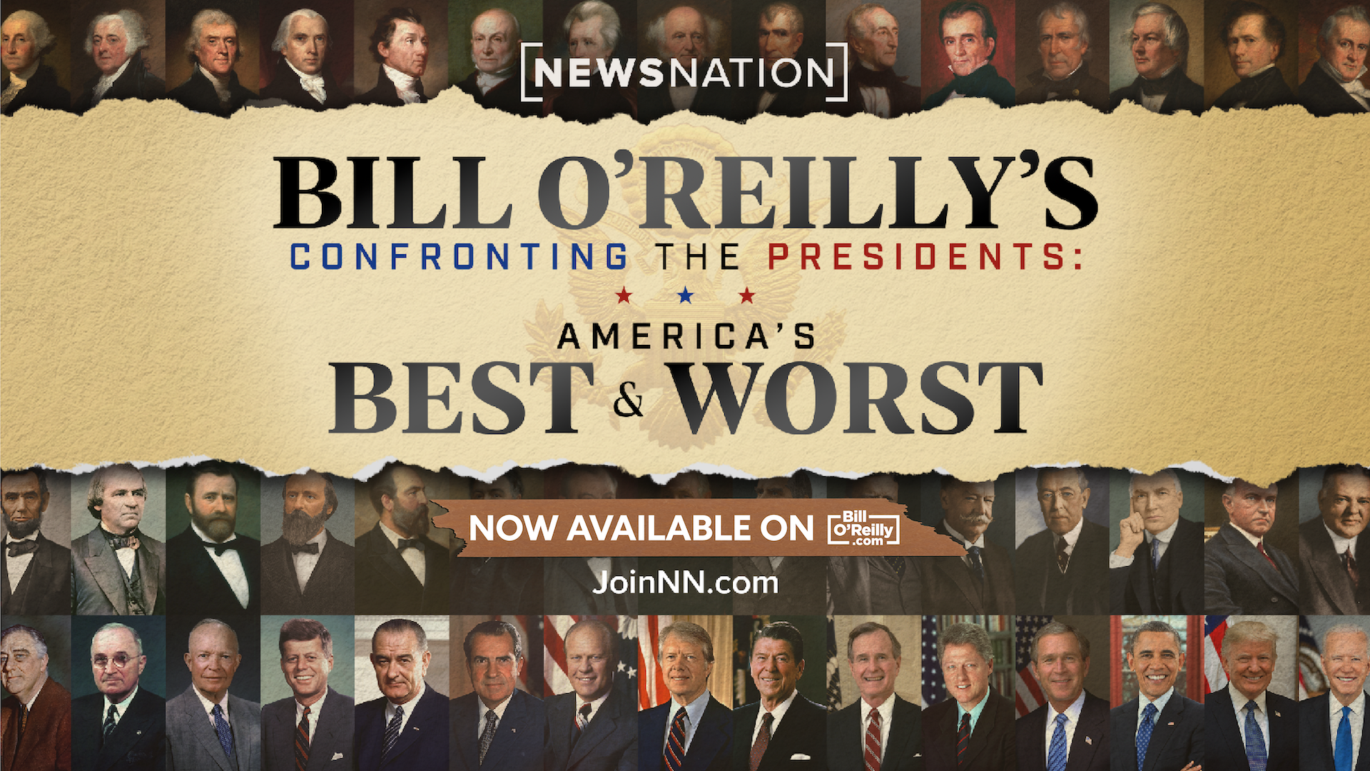 Bill O'Reilly and NewsNation present 'Confronting the Presidents' - the best and worst