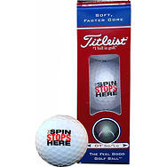 The Spin Stops Here
Titleist SoLo Sleeve of 3 Balls