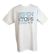 The Spin Stops Here Men's T-Shirt