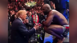 UFC Champion Does 'The Trump'