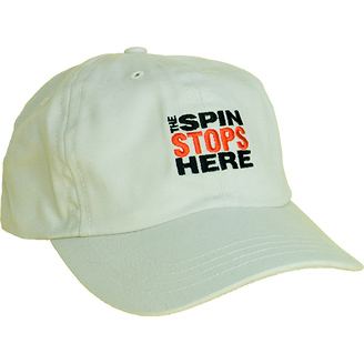 The Spin Stops Here
Unstructured Baseball Cap