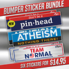 Best of Bumper Stickers bundle - Pack of 6 stickers