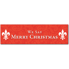 2008 We Say Merry Christmas
Bumper Sticker - Pack of 5 stickers